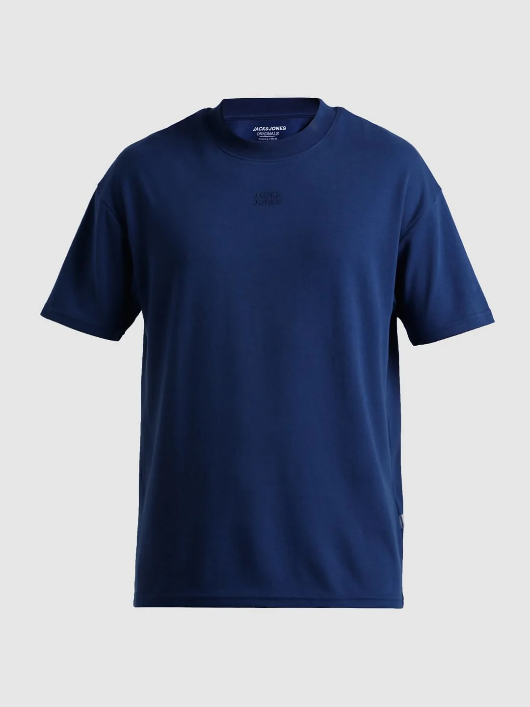 URBAN RACERS by JACK&JONES Blue Logo Print Crew Neck T-shirt - Image 7