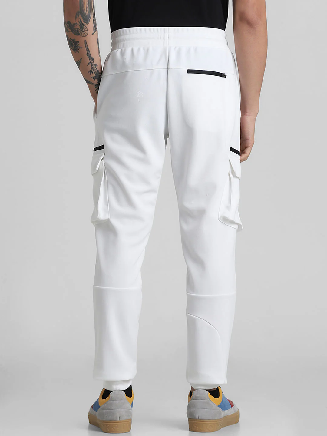 White Mid Rise Sweatpants - Image 3