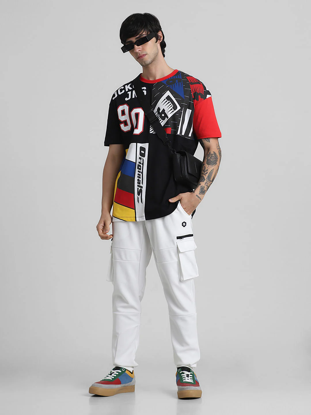 White Mid Rise Sweatpants - Image 5