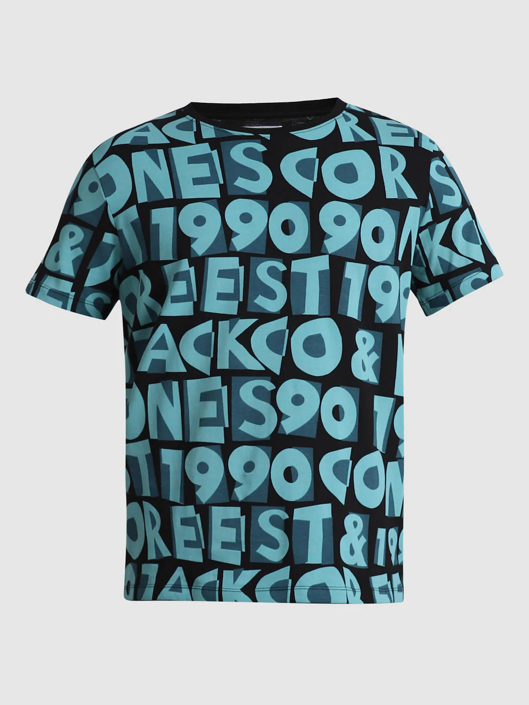 Green Abstract Logo Print T-shirt - Image 7