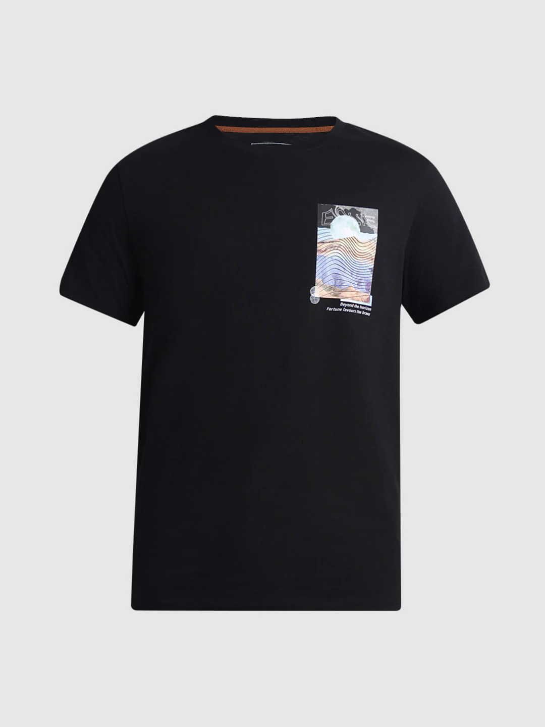 Black Graphic Print T-shirt - Image 8