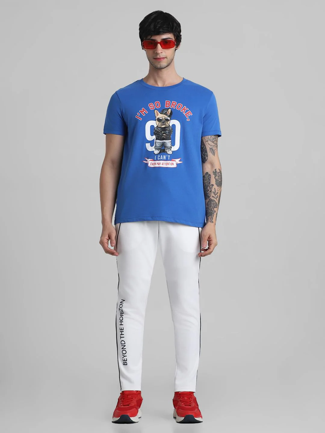 White Mid Rise Sweatpants - Image 5