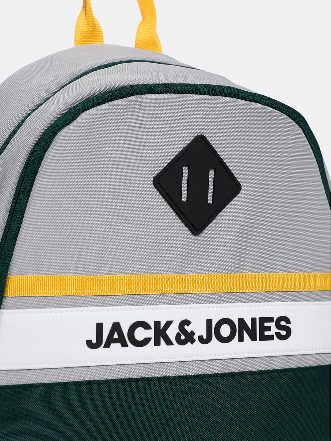 Green Colourblocked Backpack - Image 5