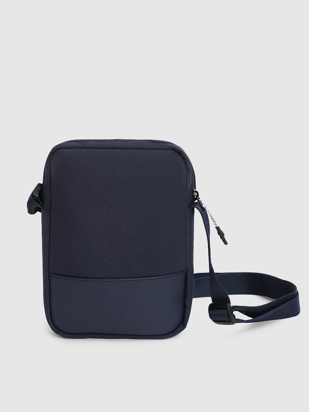 Navy Blue Mesh Detail Sling Bag - Image 3