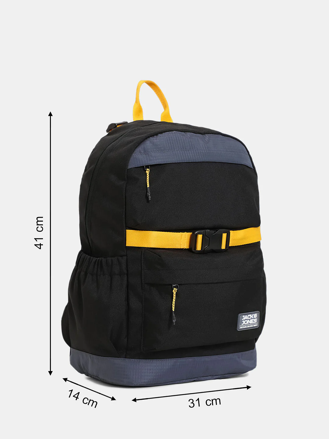 Black & Yellow Backpack - Image 7