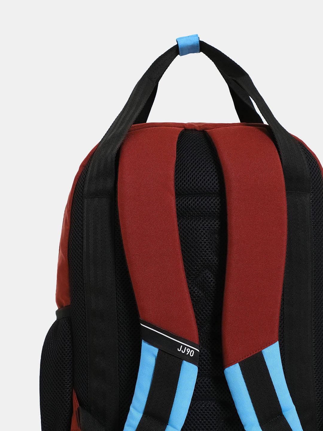 Red Colourblocked Everyday Backpack - Image 5