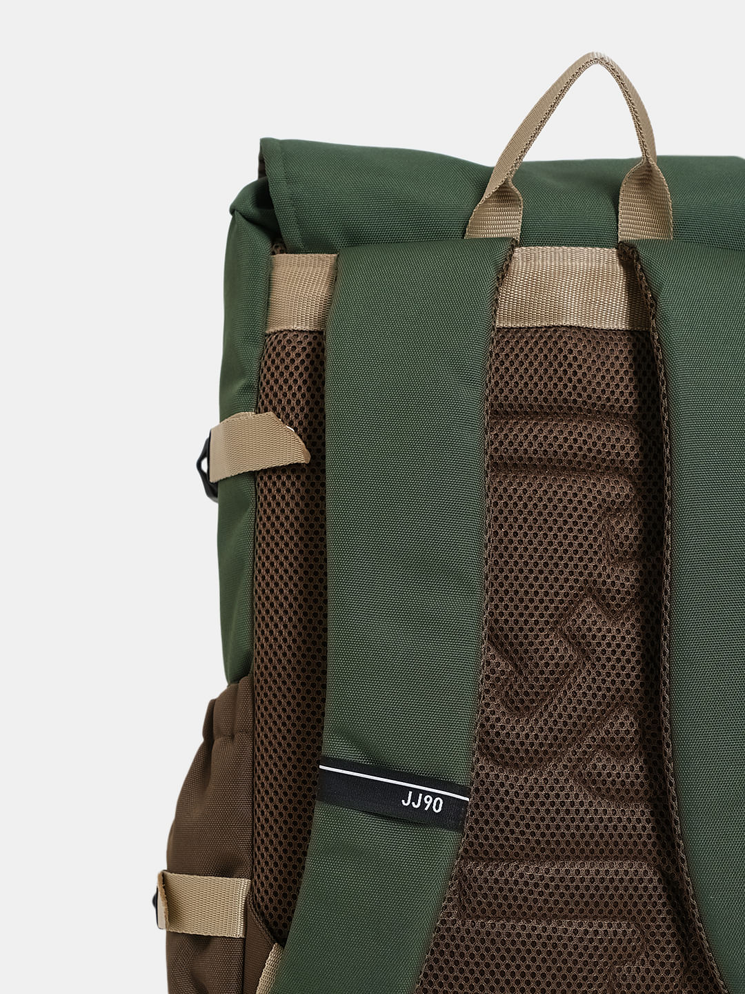 Green Colourblocked Backpack - Image 5