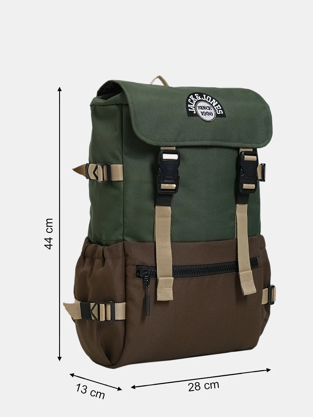 Green Colourblocked Backpack - Image 7