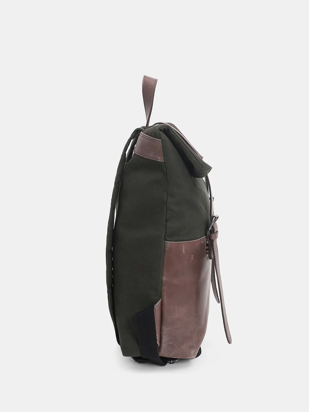 Military Green Colourblocked Backpack - Image 3