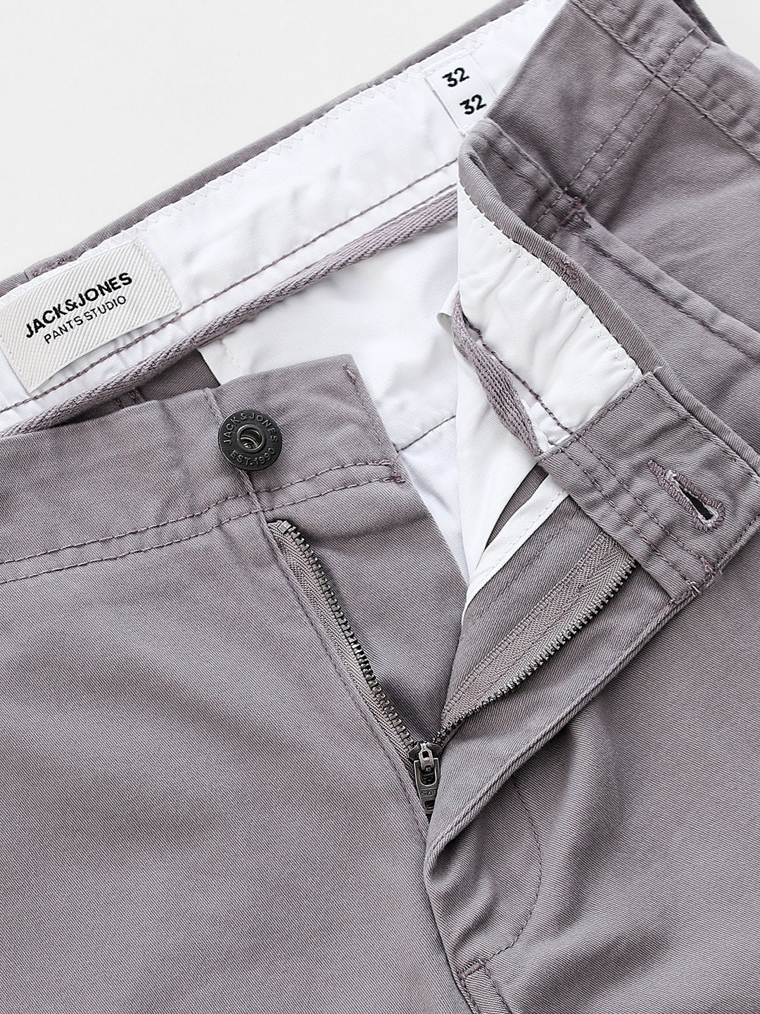 Grey Slim Fit Cargo Pants - Image 5