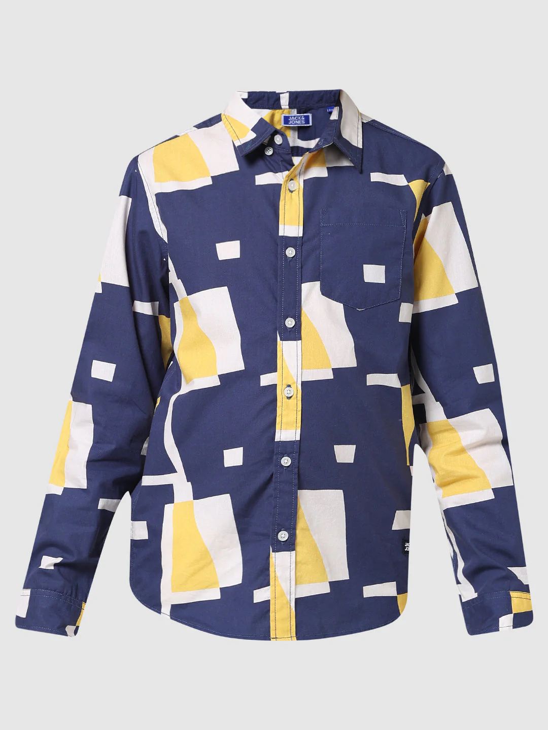 Boys Abstract Print Cotton Shirt - Image 6