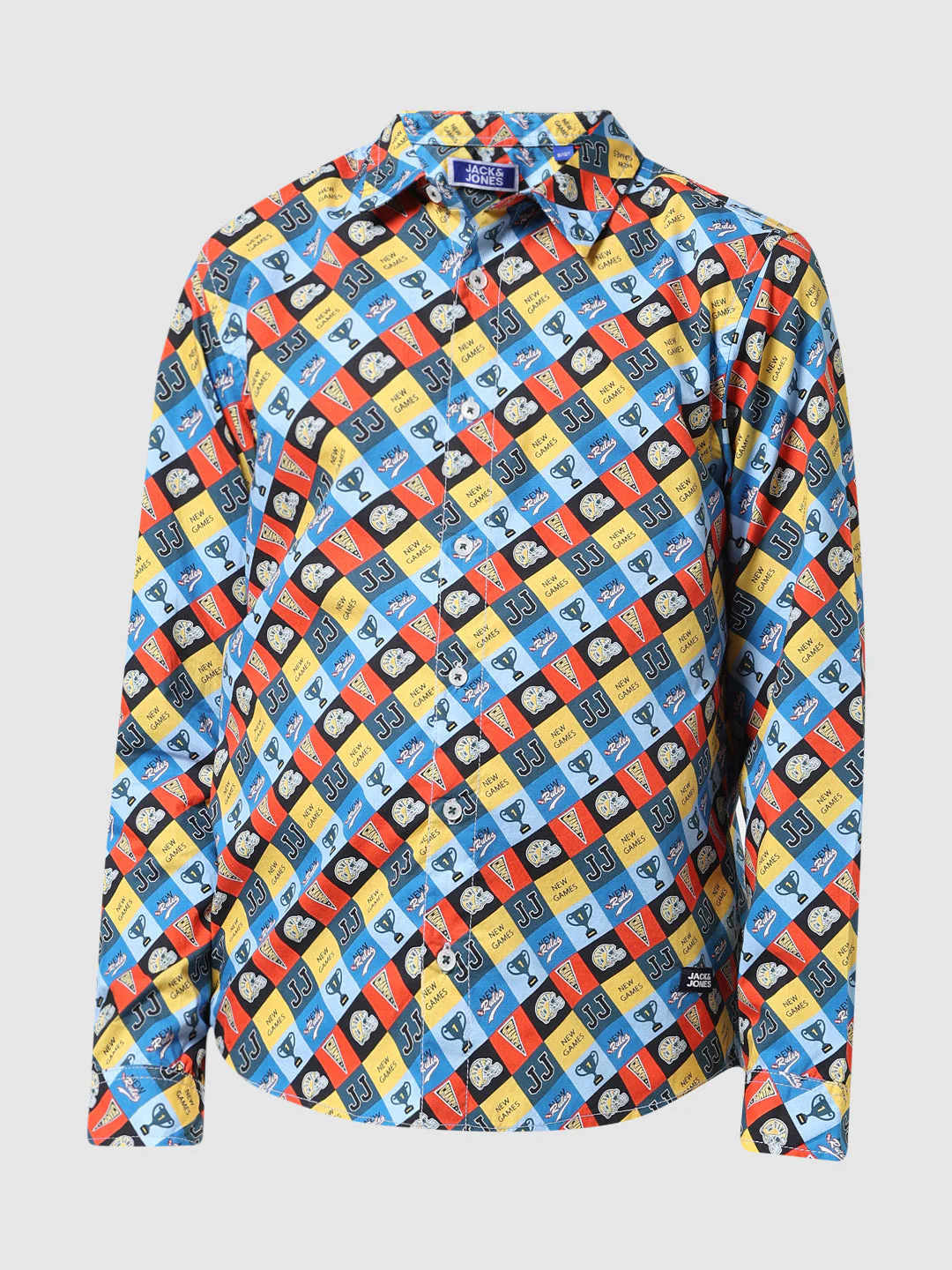 Boys Printed Full Sleeves Shirt - Image 7