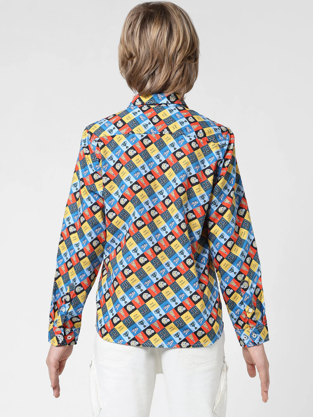 Boys Printed Full Sleeves Shirt - Image 9