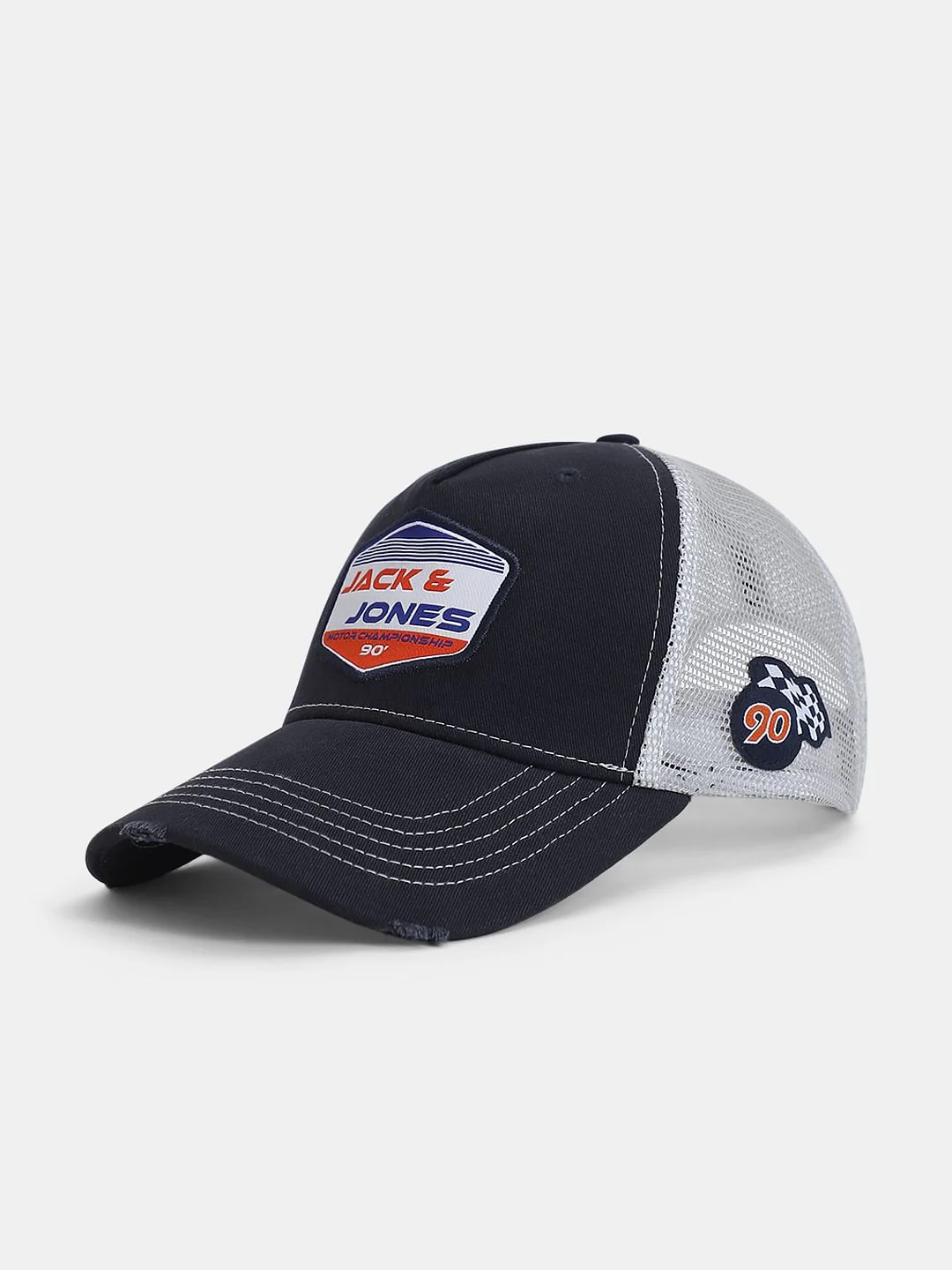 URBAN RACERS by Blue Moto-Badge Trucker Cap - Image 2