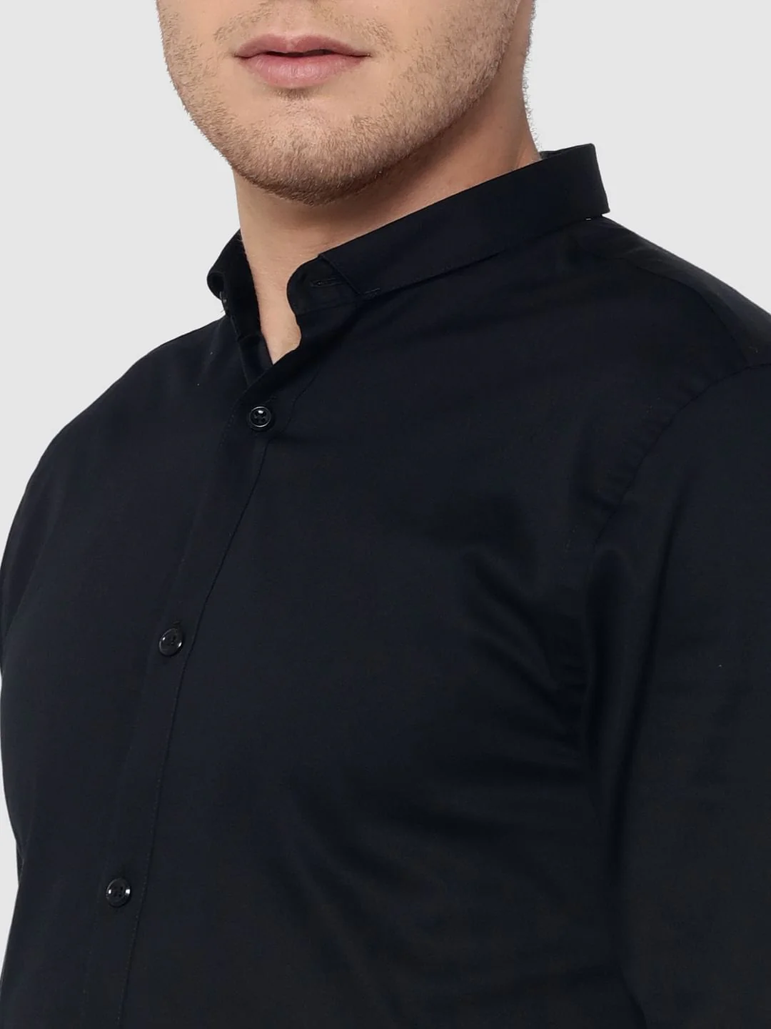 Black Full Sleeves Shirt - Image 6