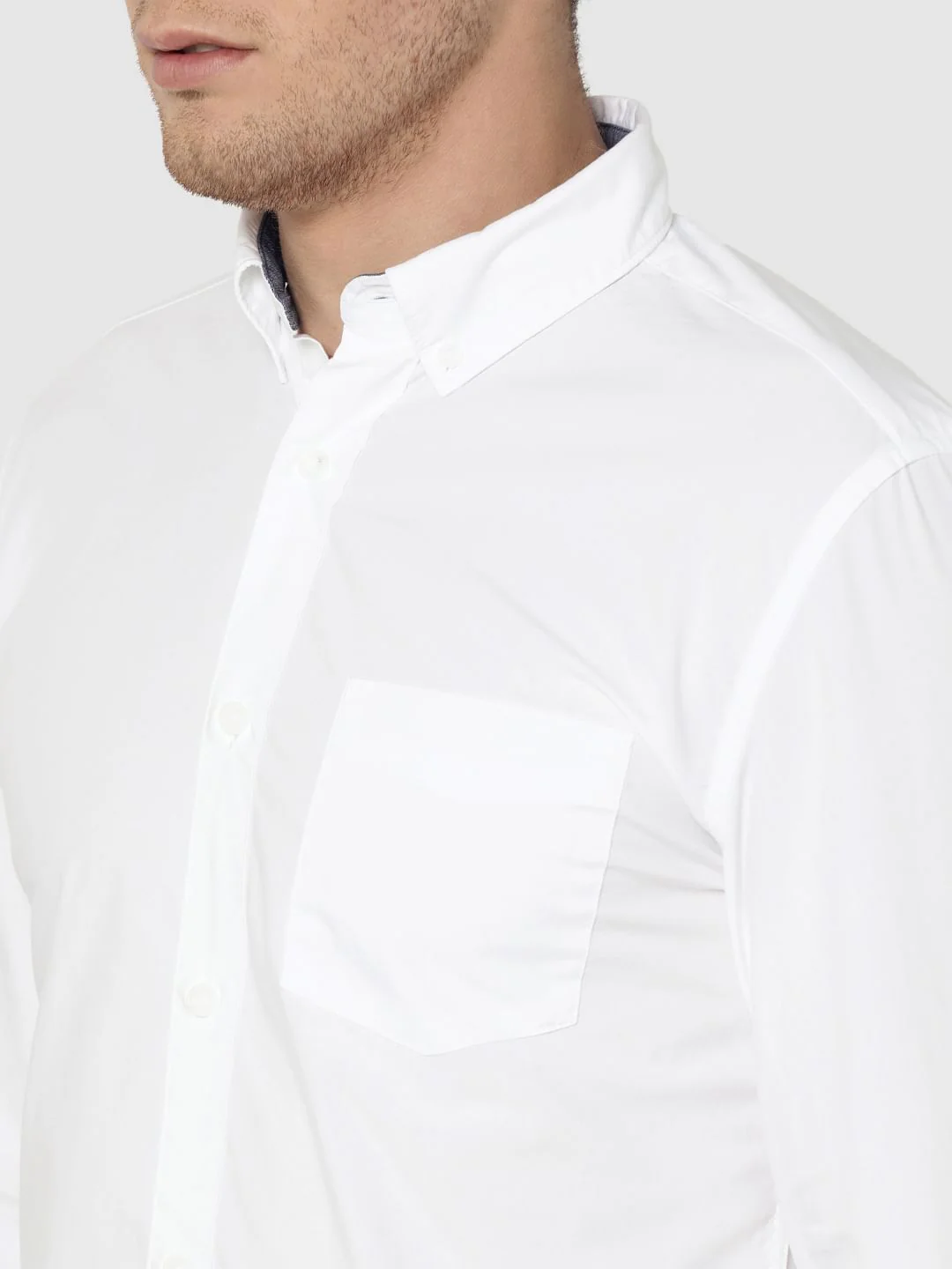White Full Sleeves Shirt - Image 5