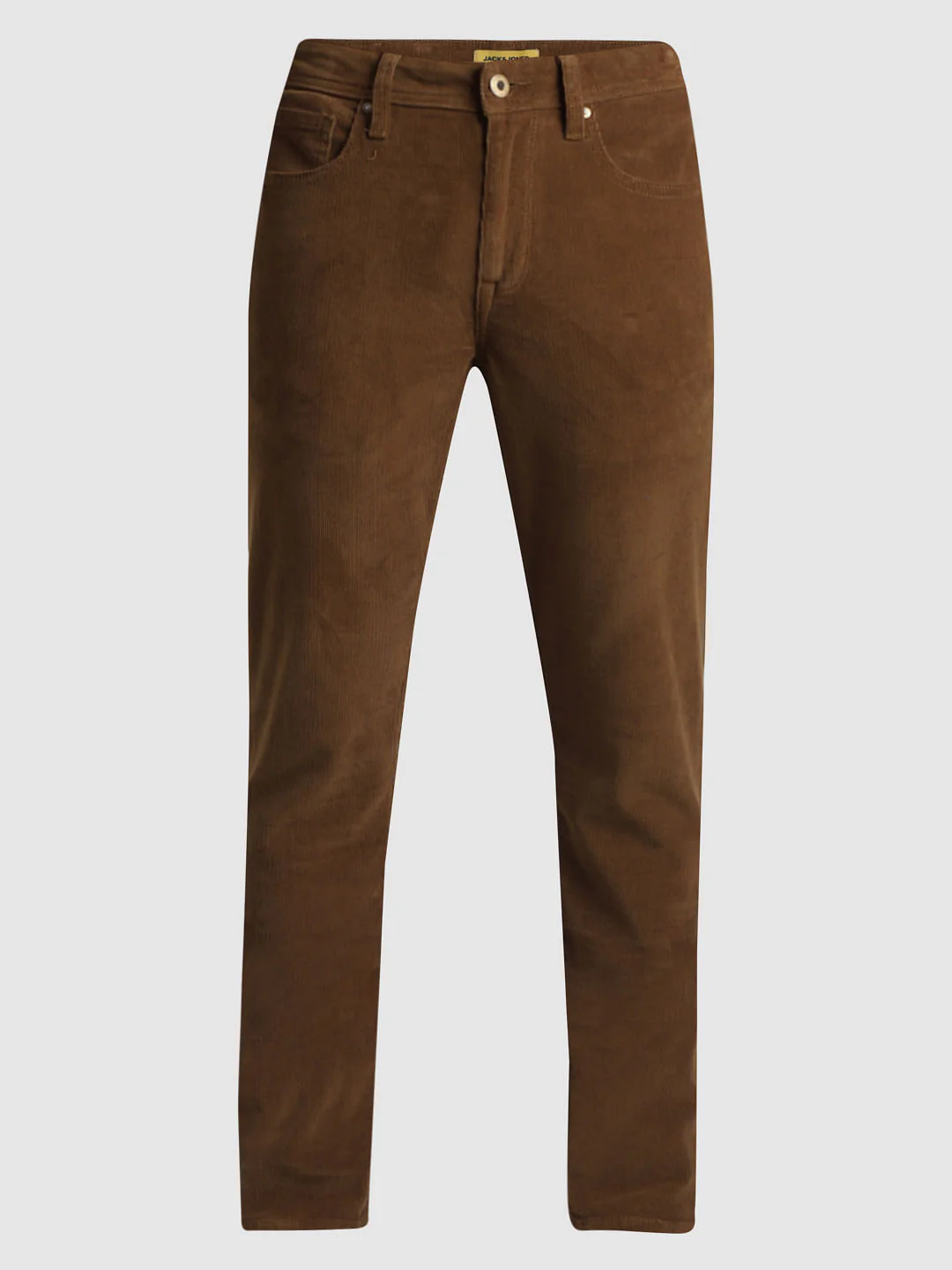 Brown Mid Rise Corduroy Pants - Image 6