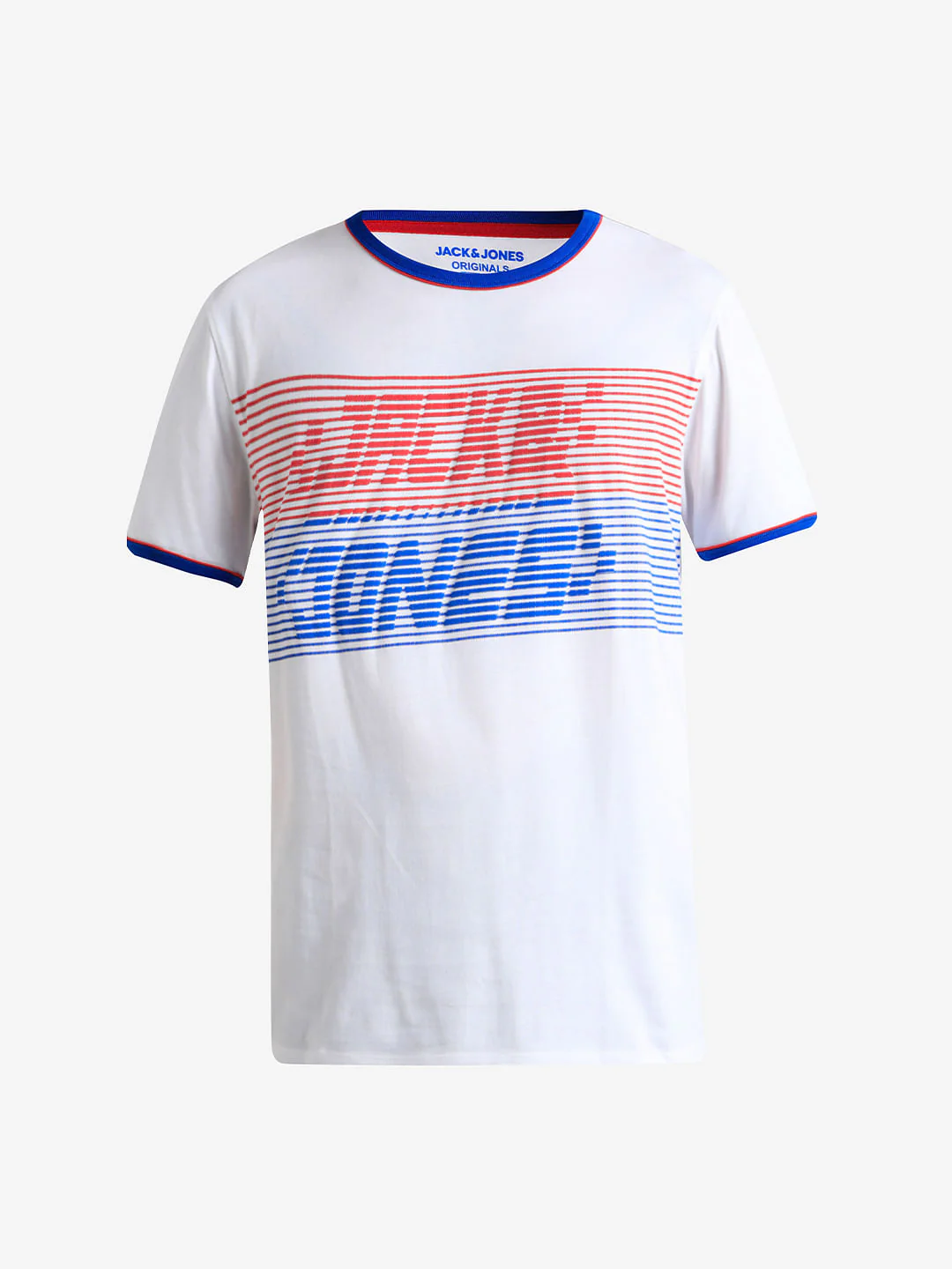 URBAN RACERS by JACK&JONES WHITE STRIPED T-SHIRT - Image 7