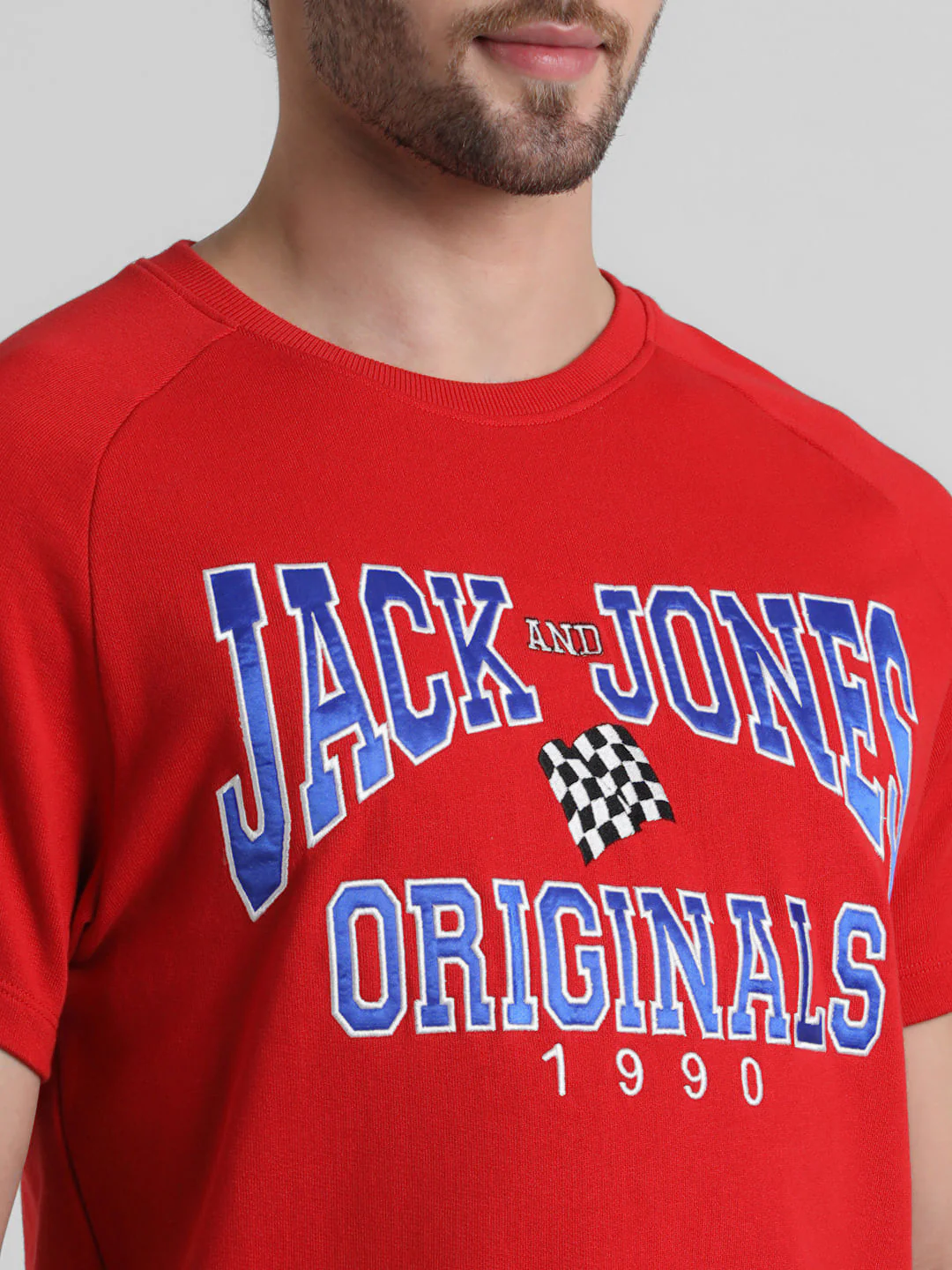 Originals Red Logo Print T-shirt - Image 5