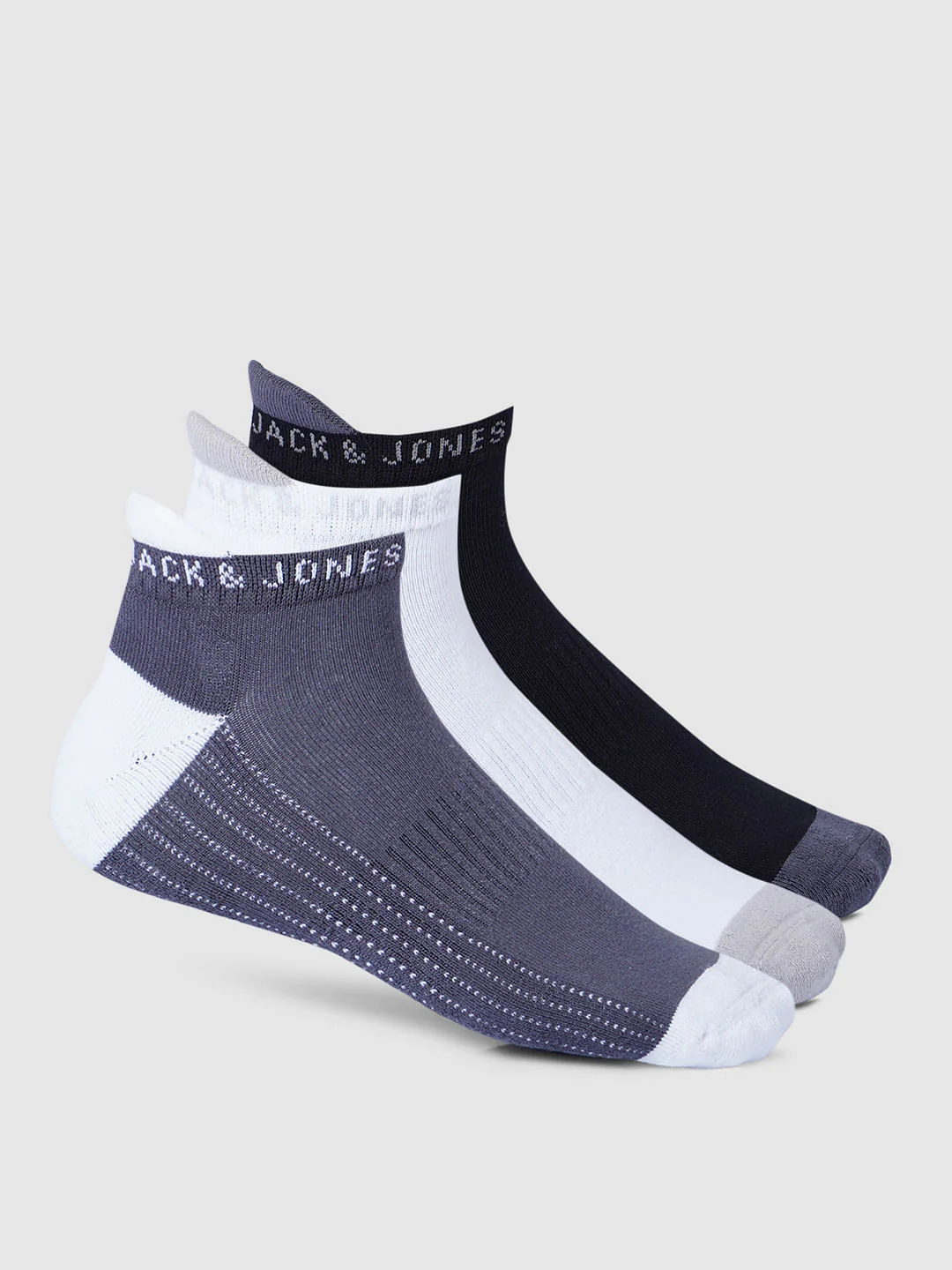 Pack Of 3 Terry Ankle Length Socks - Image 2