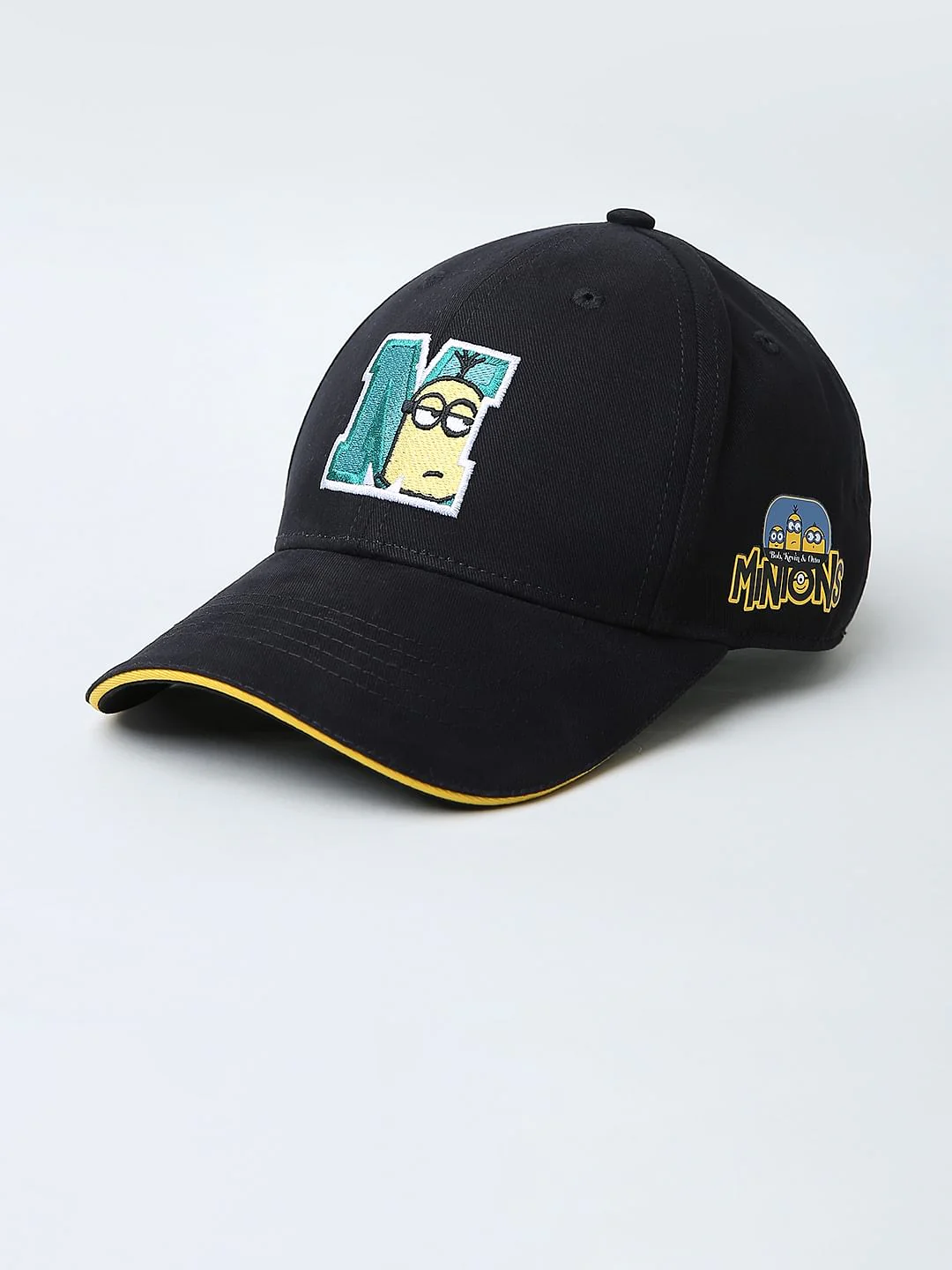 X Minions Black Embroidered Cap - Image 5