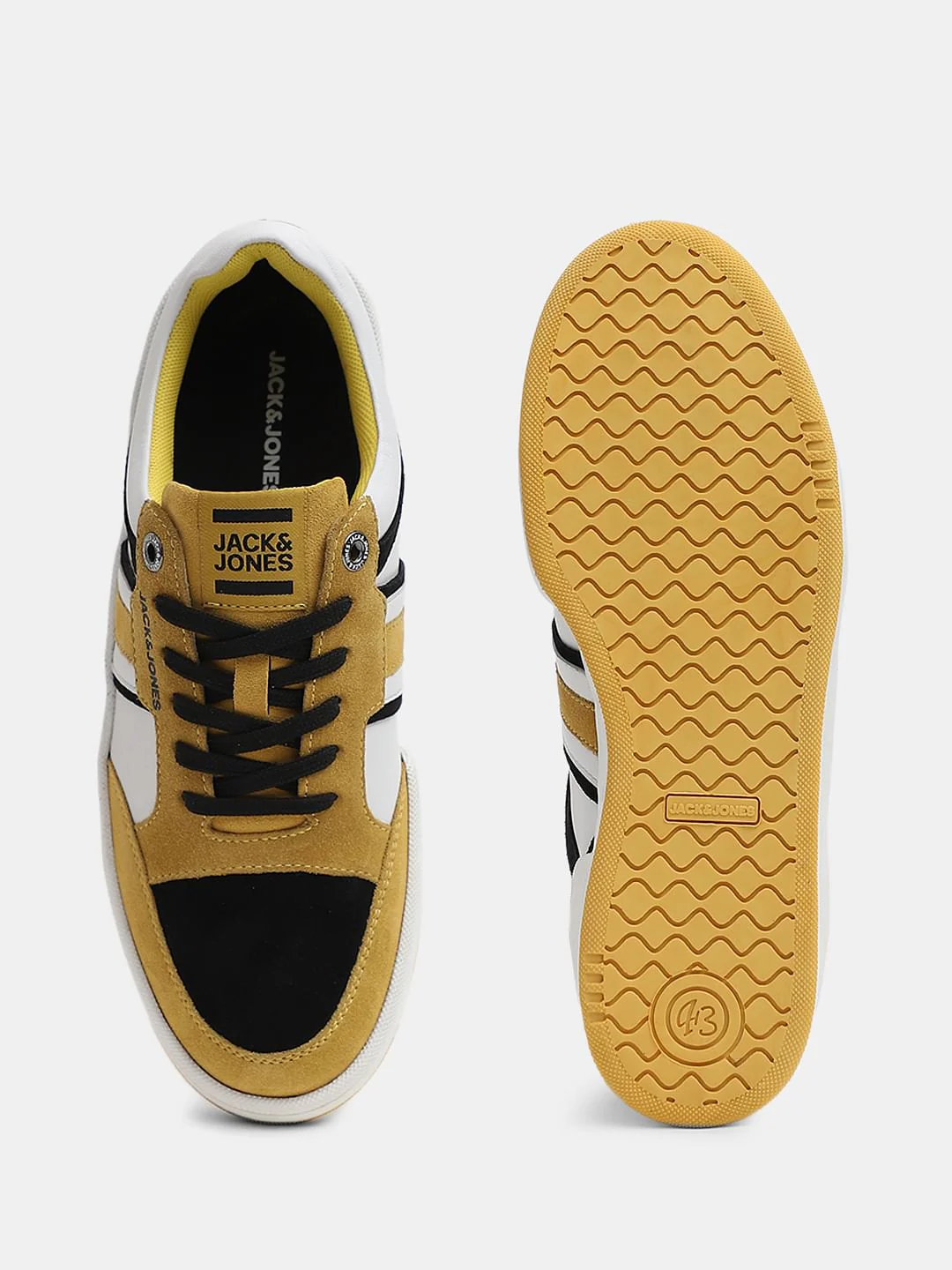 Yellow Suede Lace-Up Sneakers - Image 5
