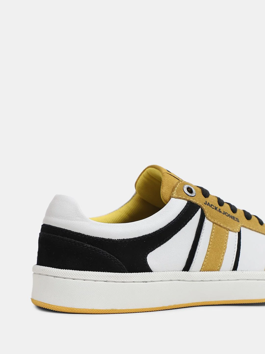 Yellow Suede Lace-Up Sneakers - Image 8