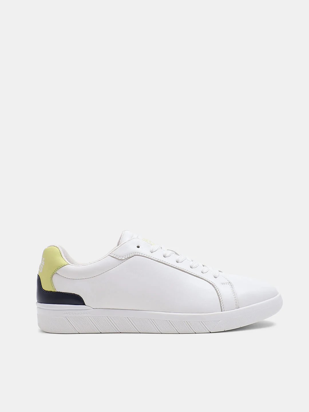 White Lace-Up Skater Sneakers - Image 2