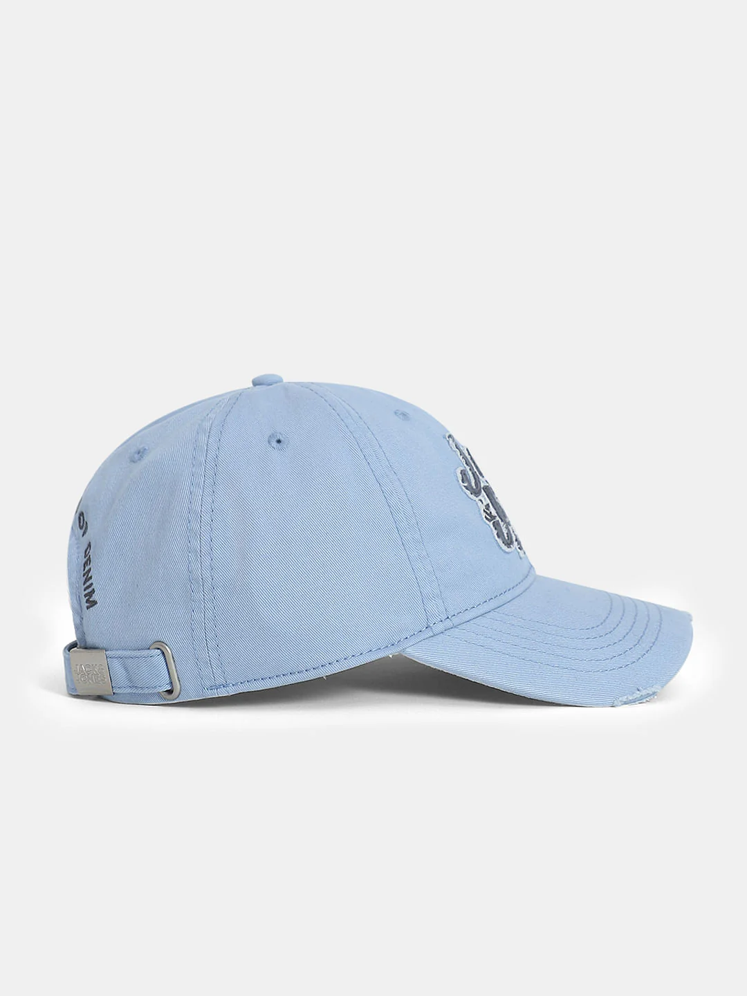 Blue Embroidered Logo Varsity Cap - Image 3