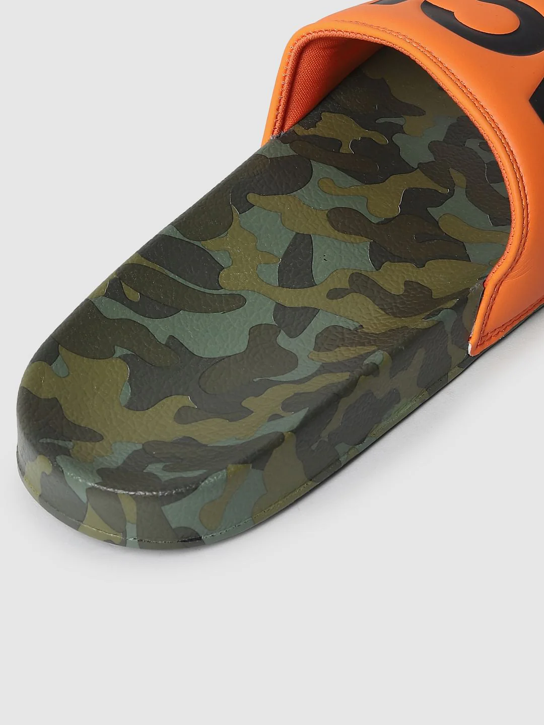 Orange Camo Print Sliders - Image 12