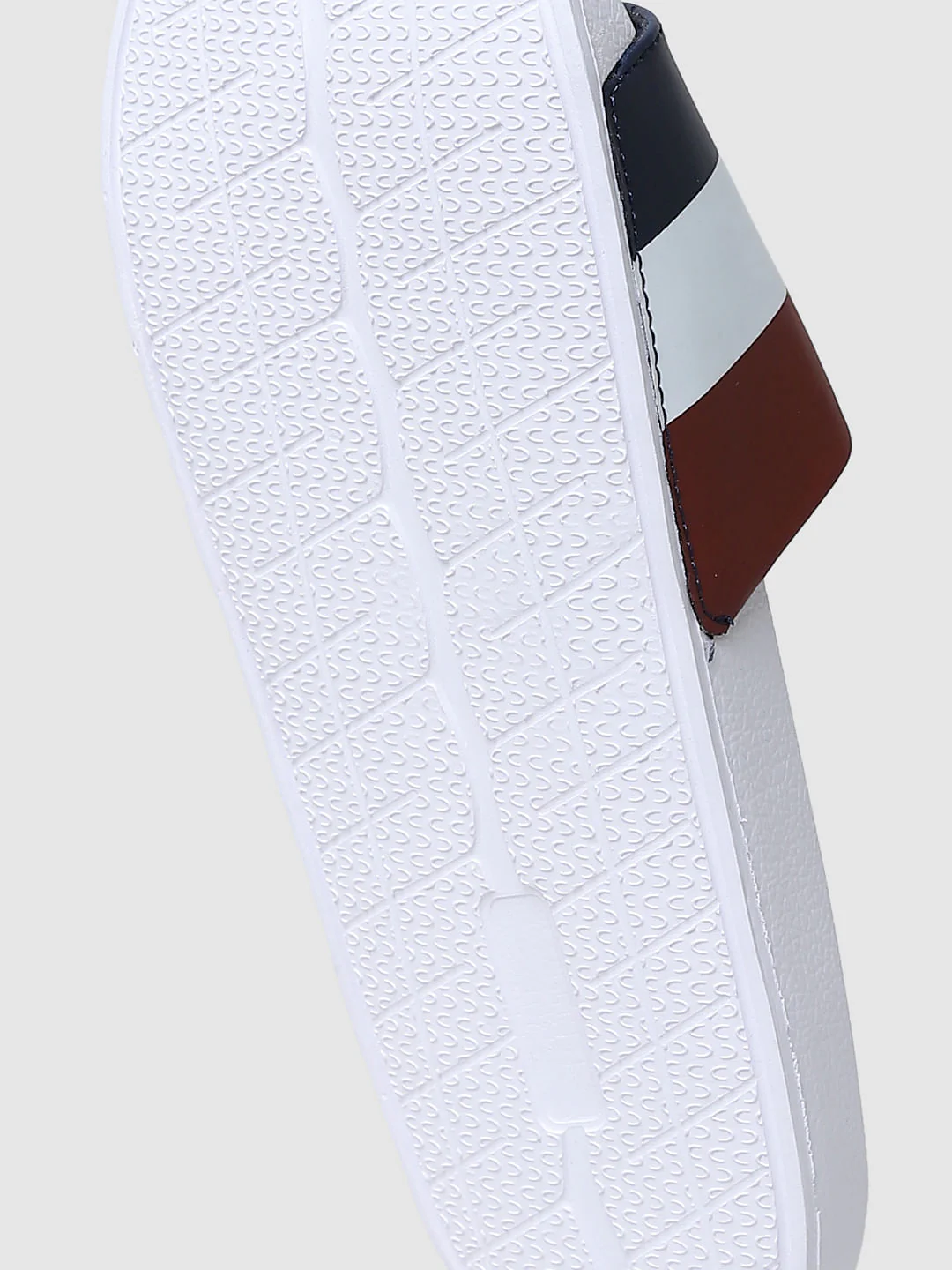 White Striped Slides - Image 11