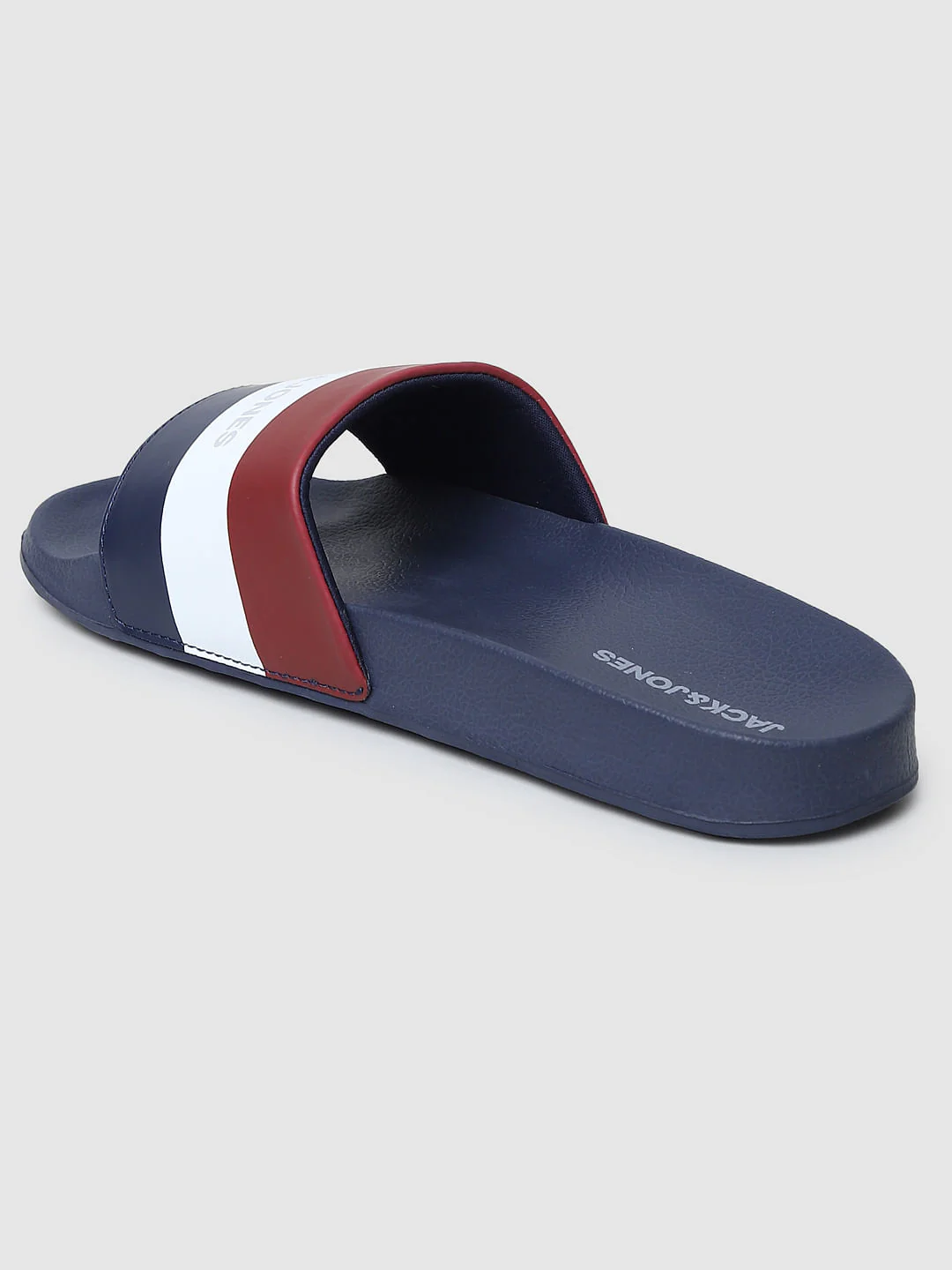 Navy Blue Striped Slides - Image 4