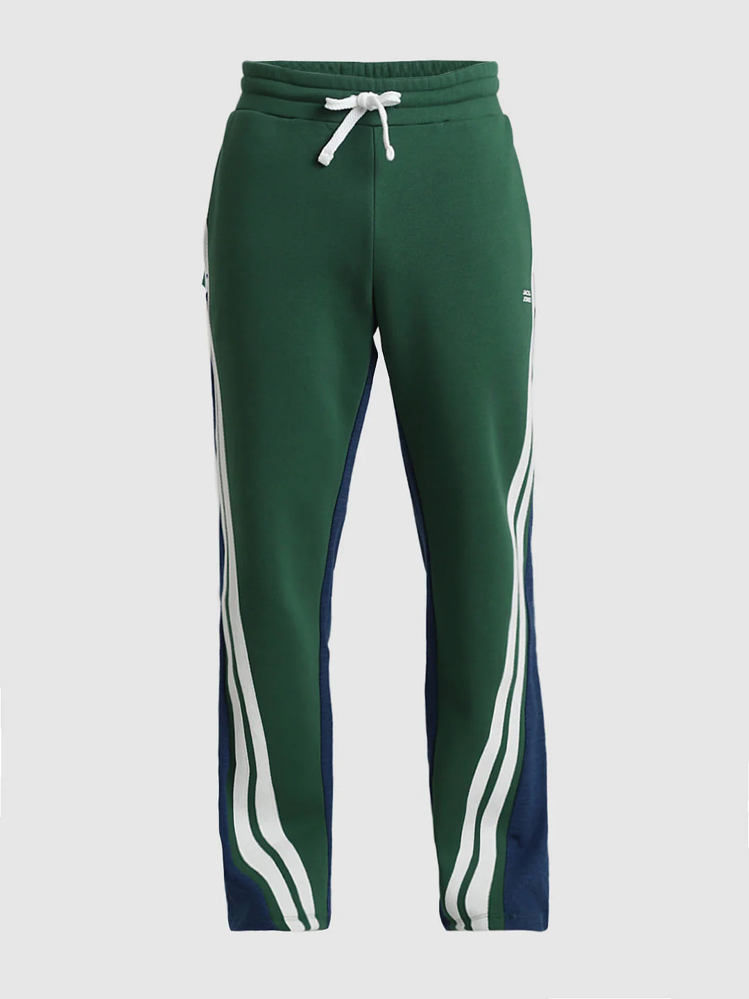 Green & Blue Mid Rise Wide Leg Sweatpants - Image 6