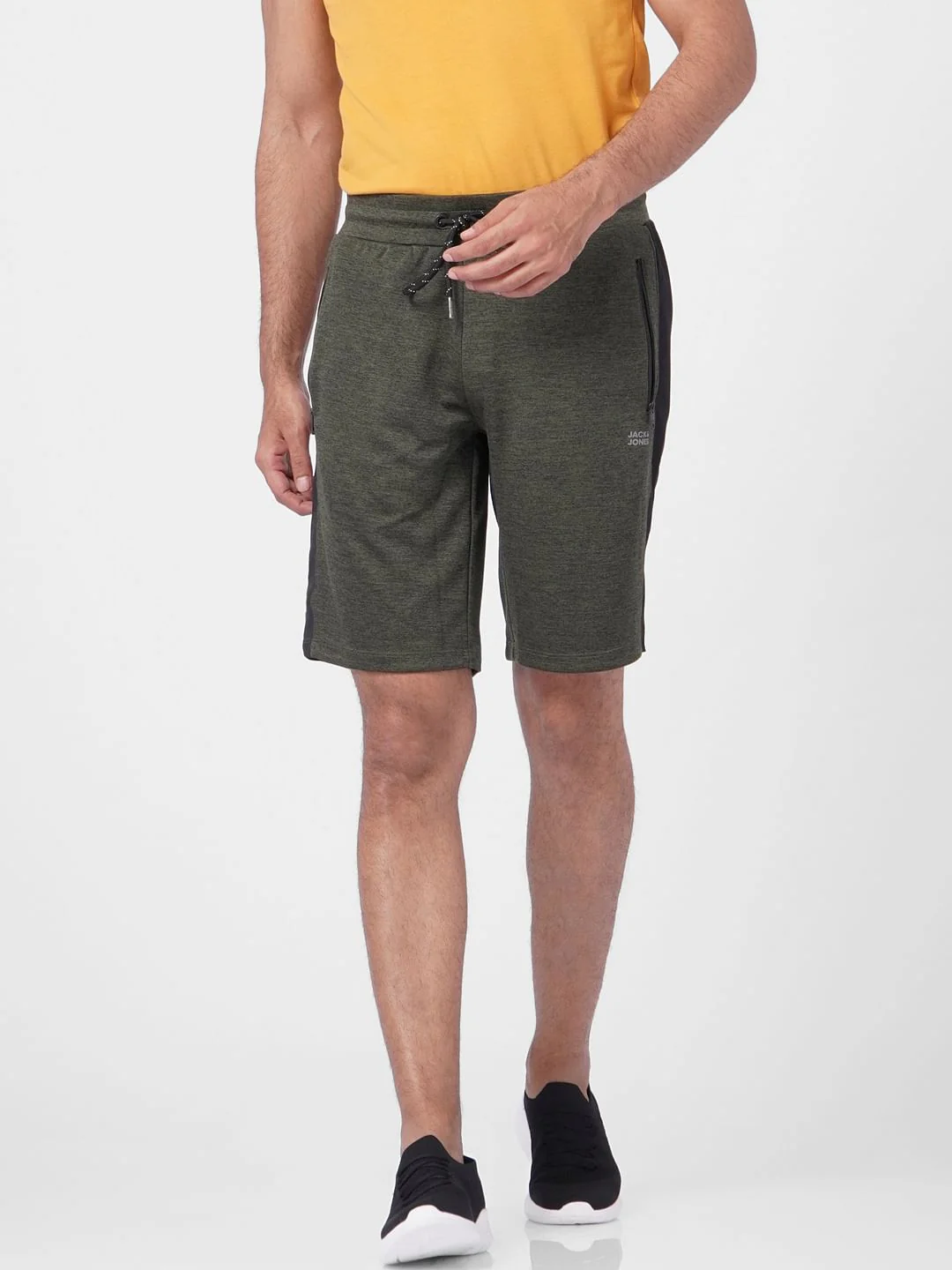 Green Mid Rise Sweatshorts - Image 2