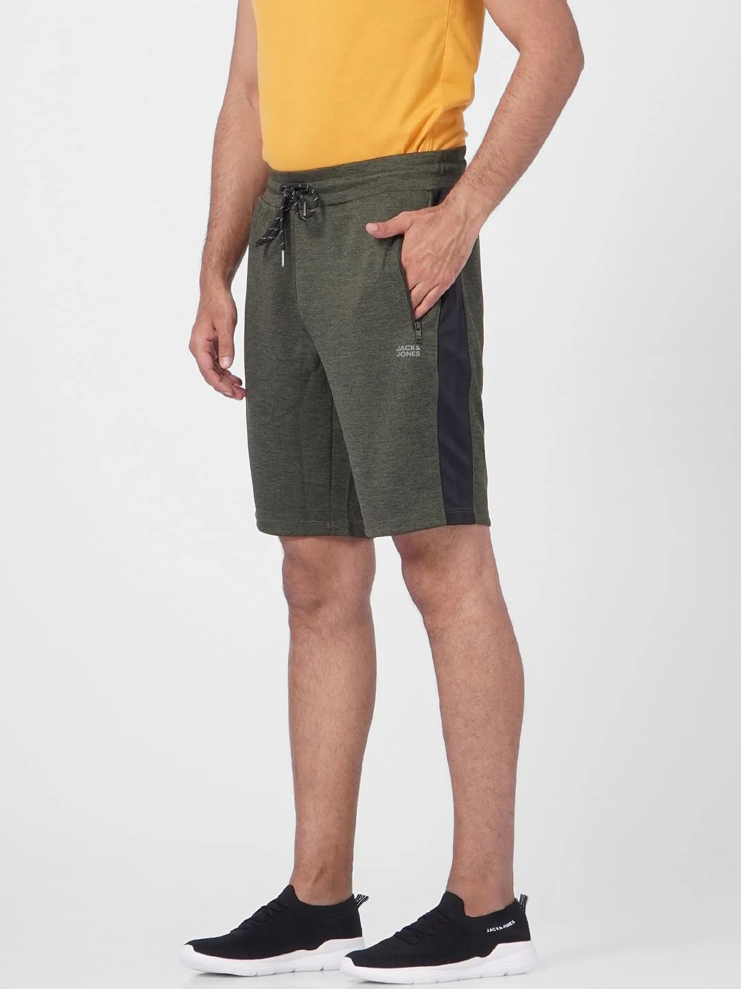 Green Mid Rise Sweatshorts - Image 3