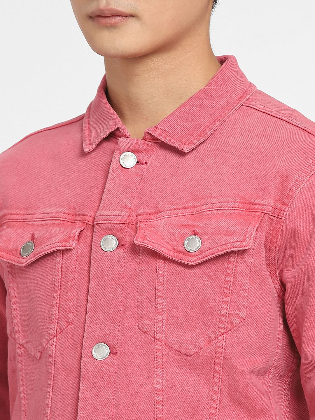 Pink Field Denim Jacket - Image 5