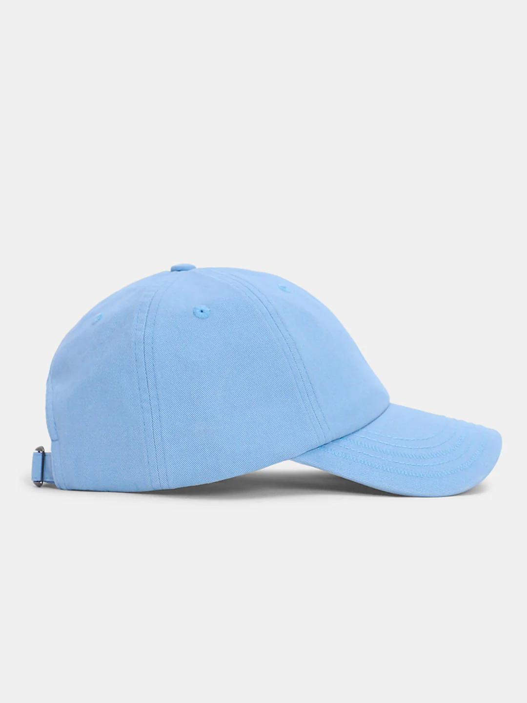 Light Blue Cotton Baseball Cap - Image 3