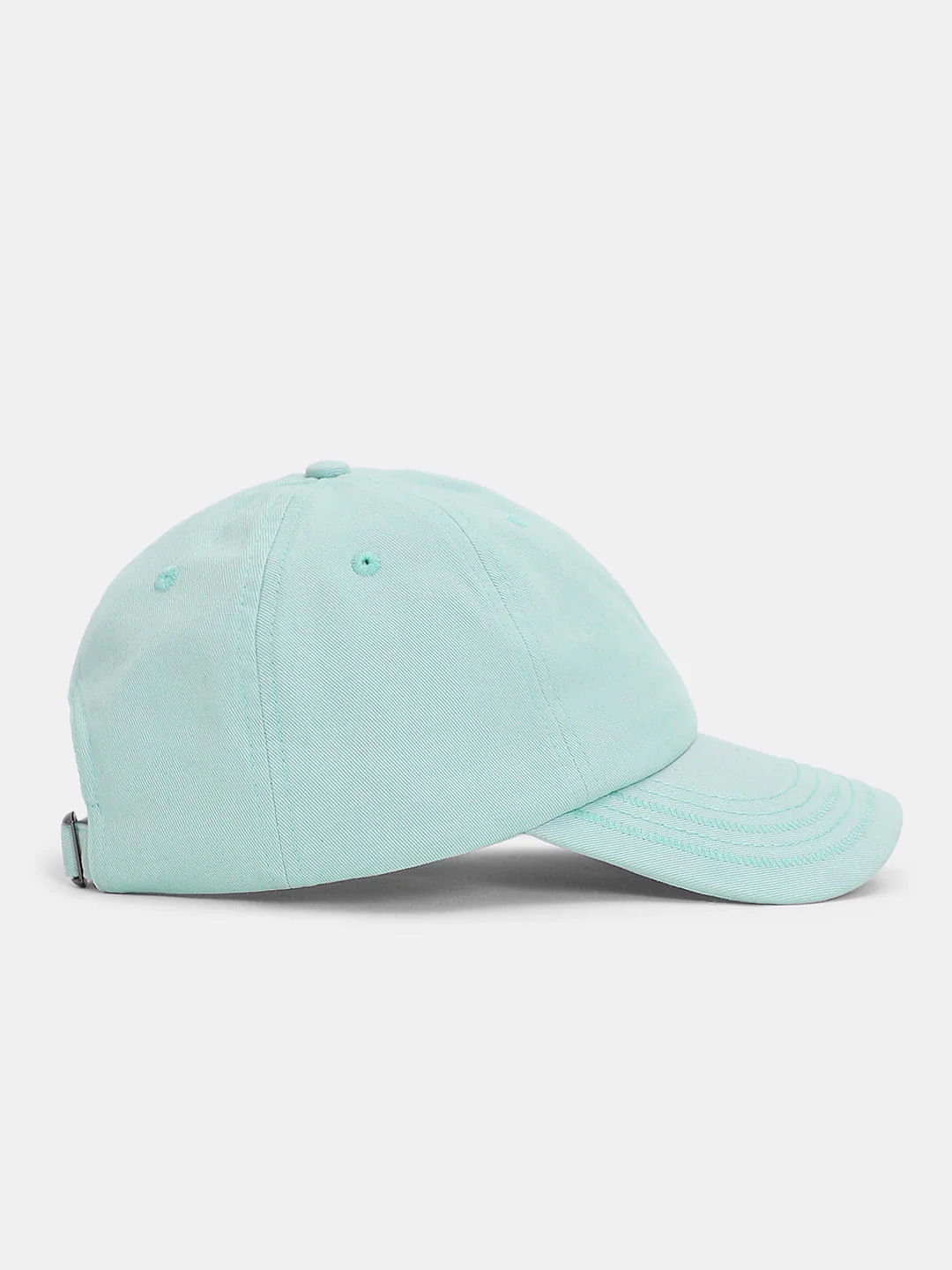 Light Green Cotton Baseball Cap - Image 3