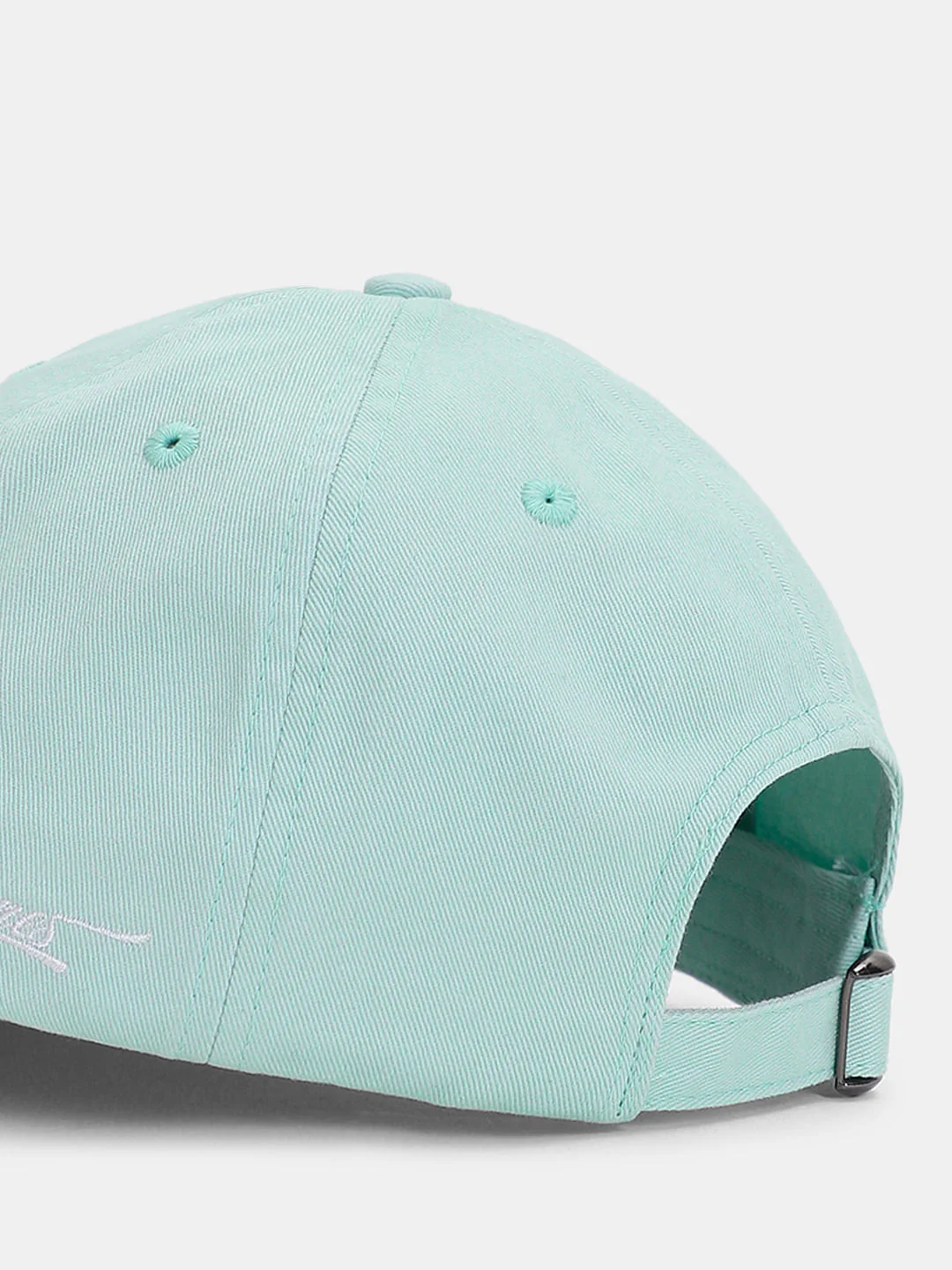 Light Green Cotton Baseball Cap - Image 5