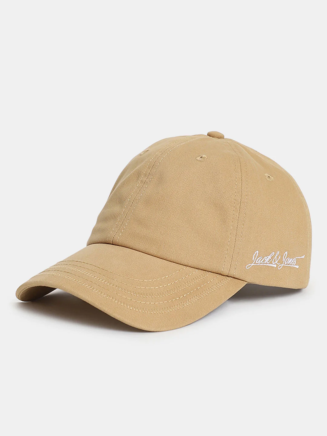 Brown Cotton Baseball Cap - Image 2
