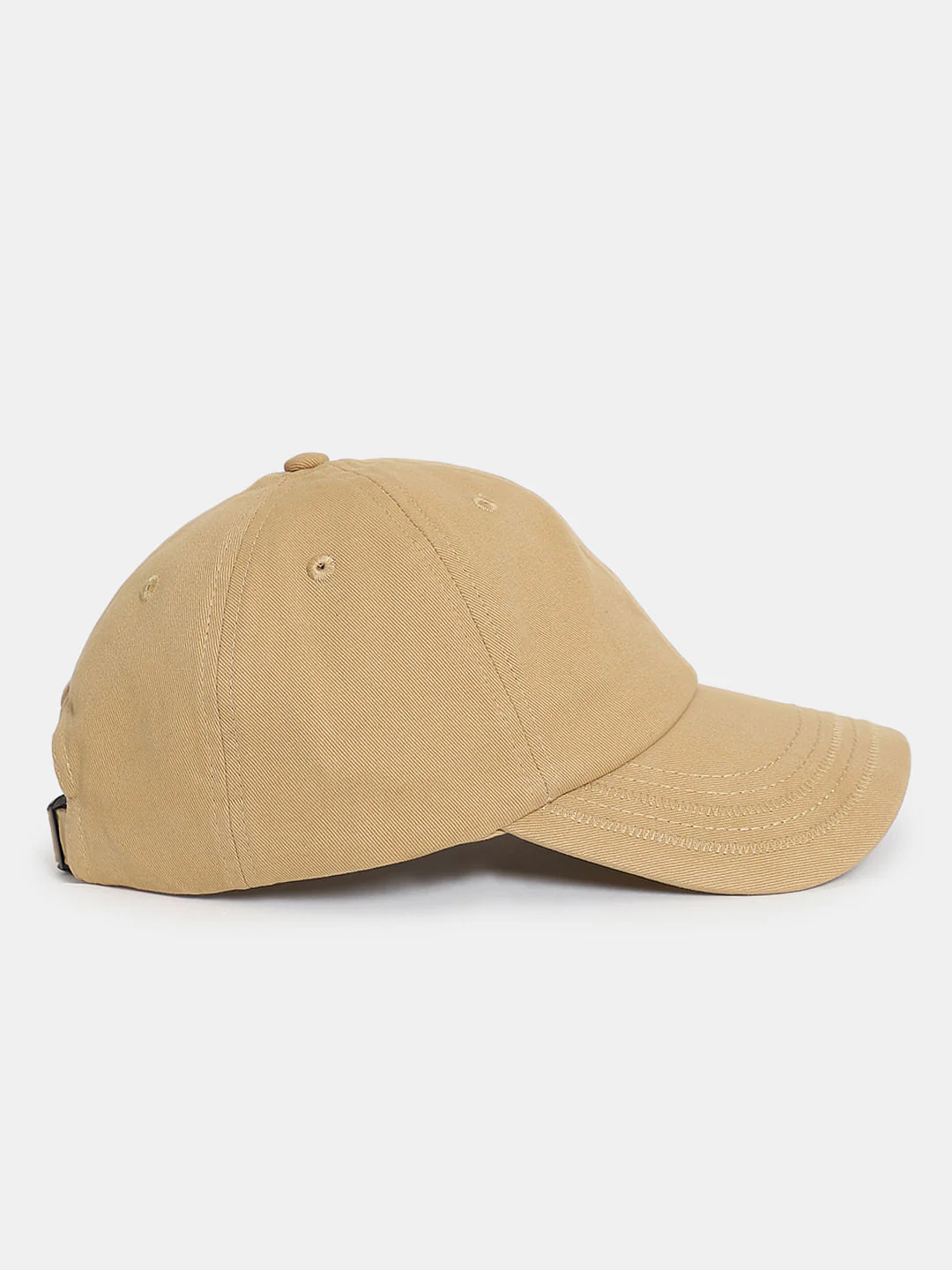 Brown Cotton Baseball Cap - Image 3