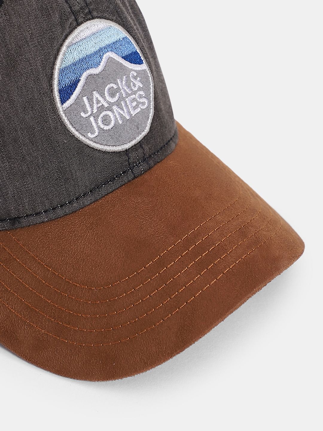 Grey Vintage Washed Baseball Cap - Image 4