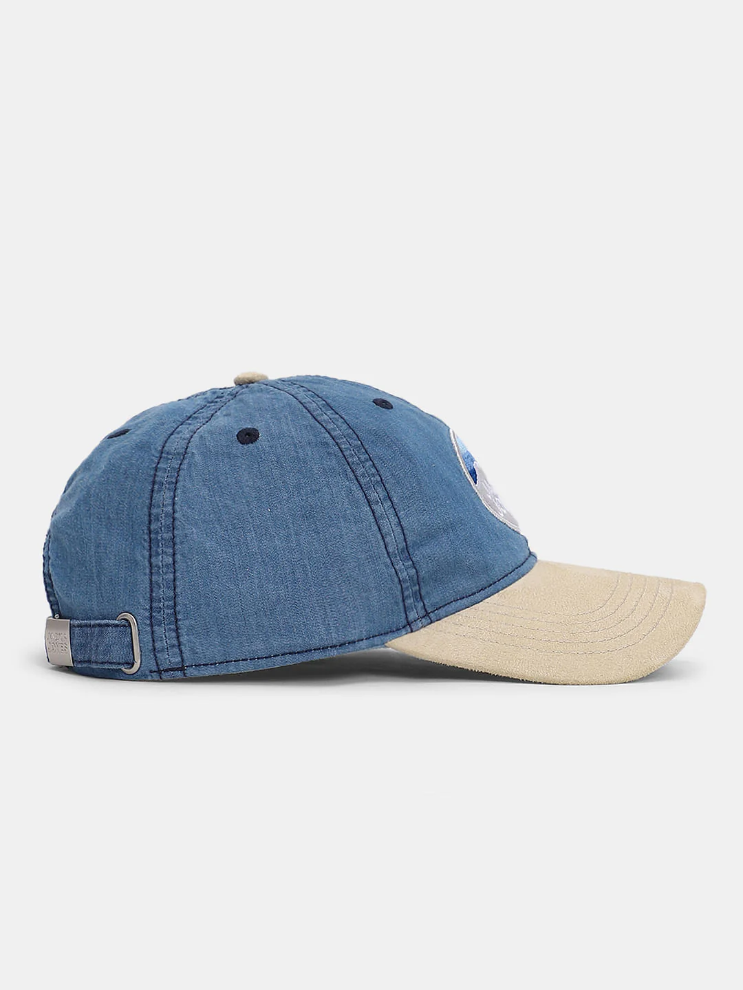 Light Blue Vintage Washed Baseball Cap - Image 3