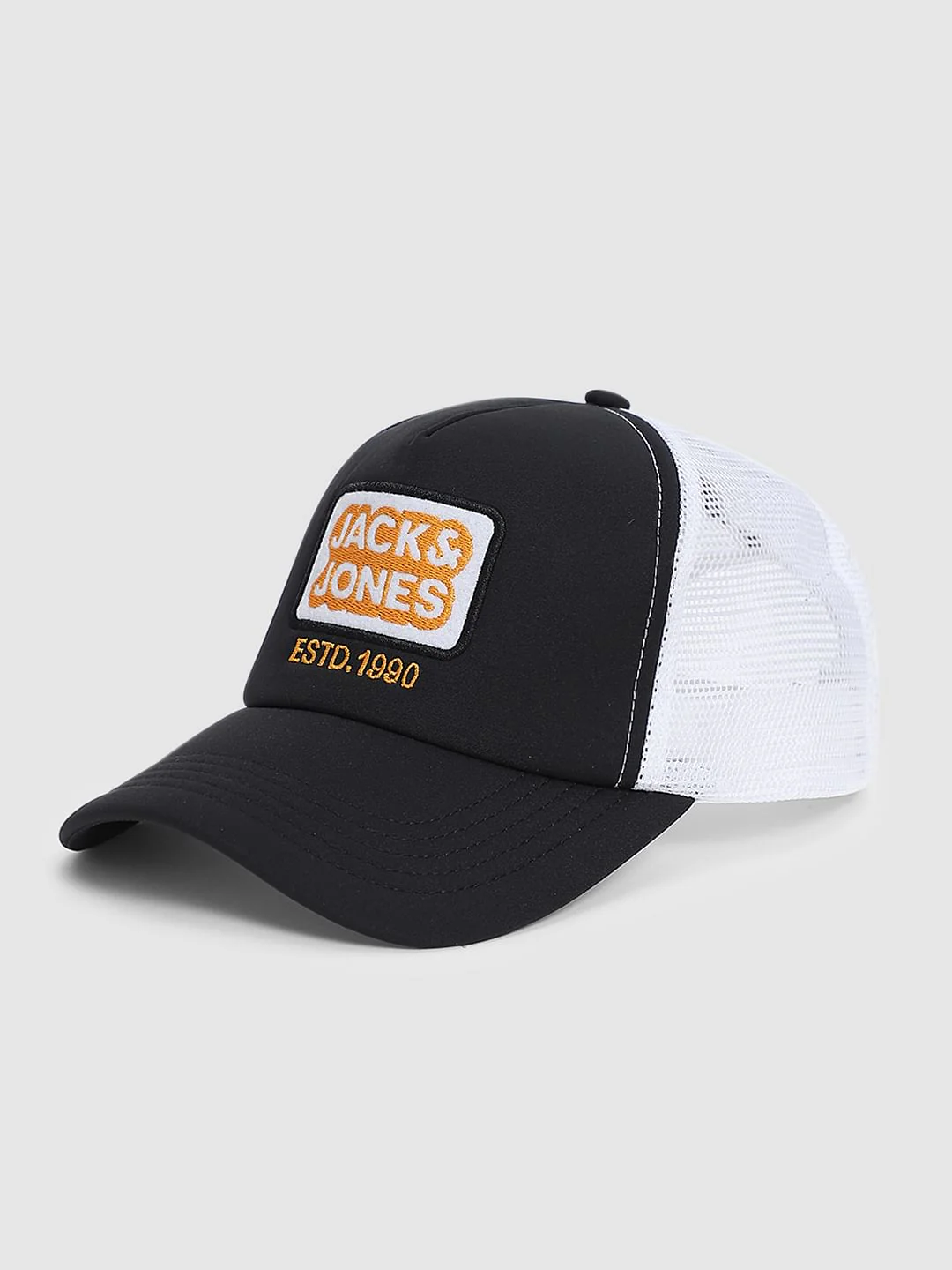 Black Colourblocked Mesh Cap - Image 2