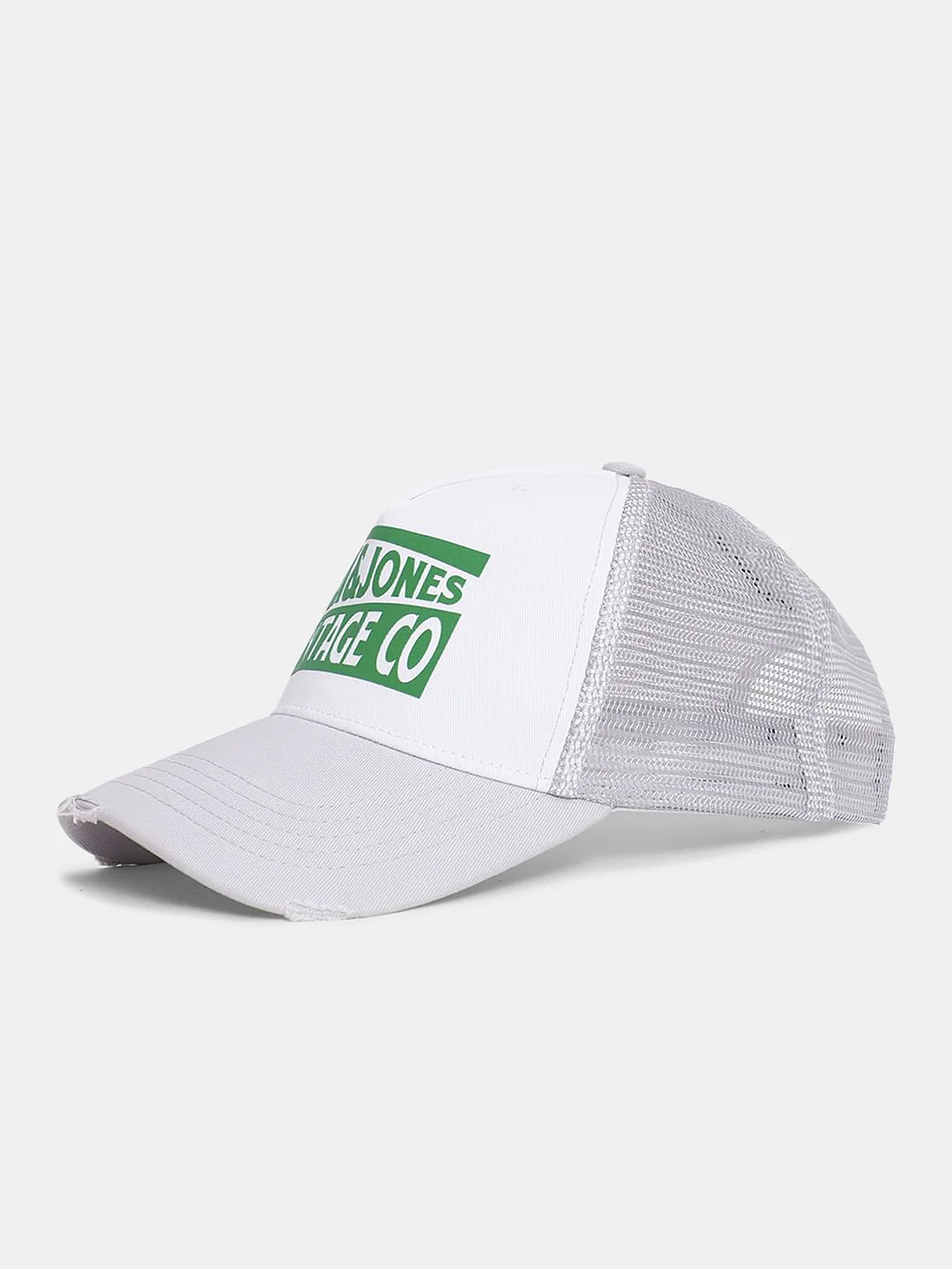 Grey Mesh Detail Trucker Cap - Image 2