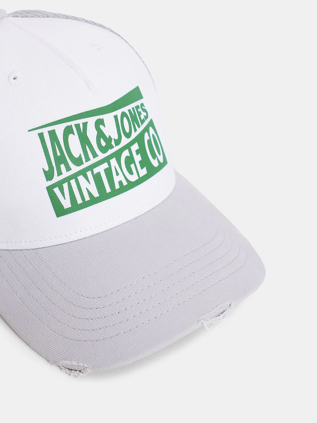 Grey Mesh Detail Trucker Cap - Image 4