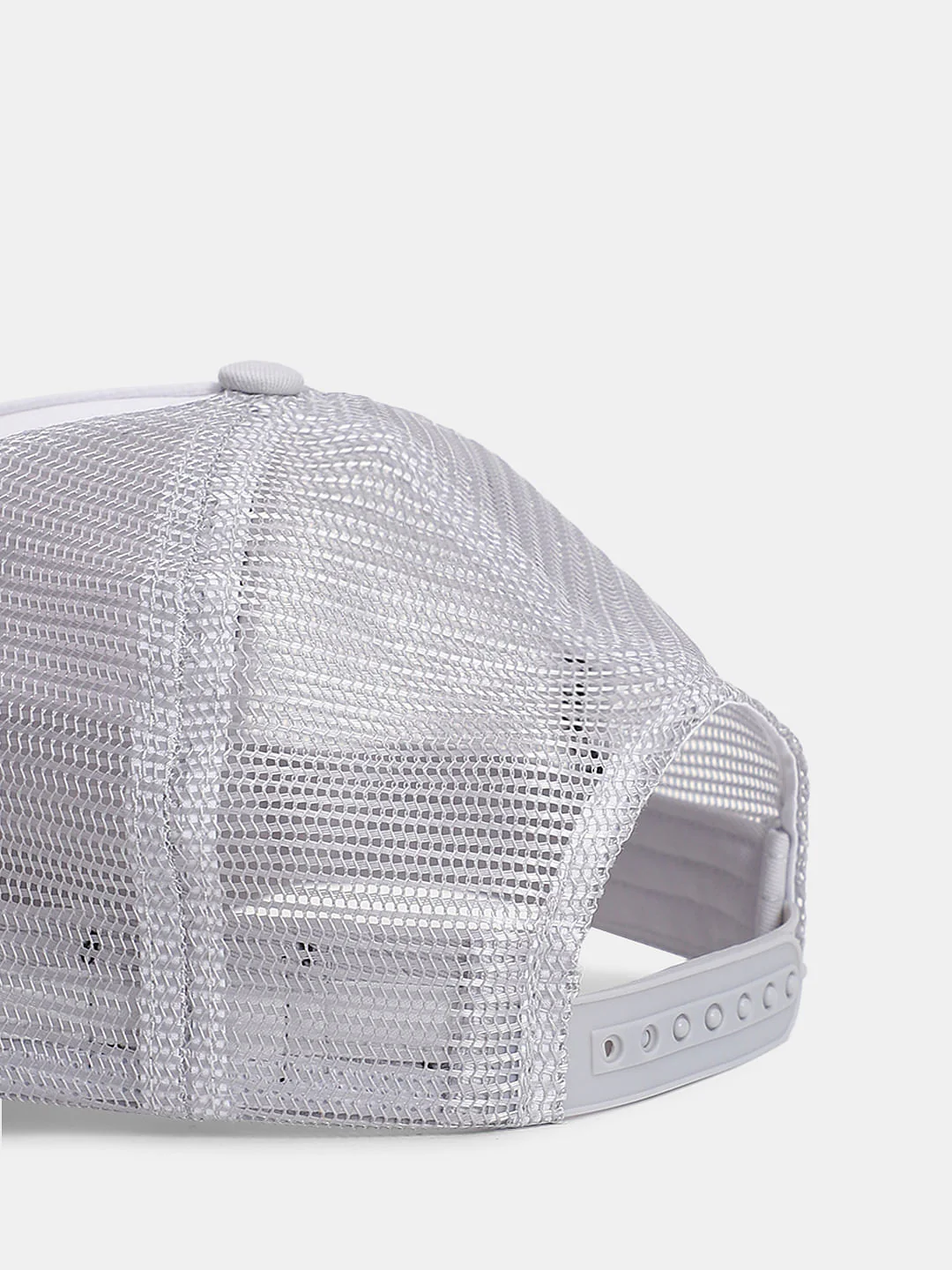 Grey Mesh Detail Trucker Cap - Image 5