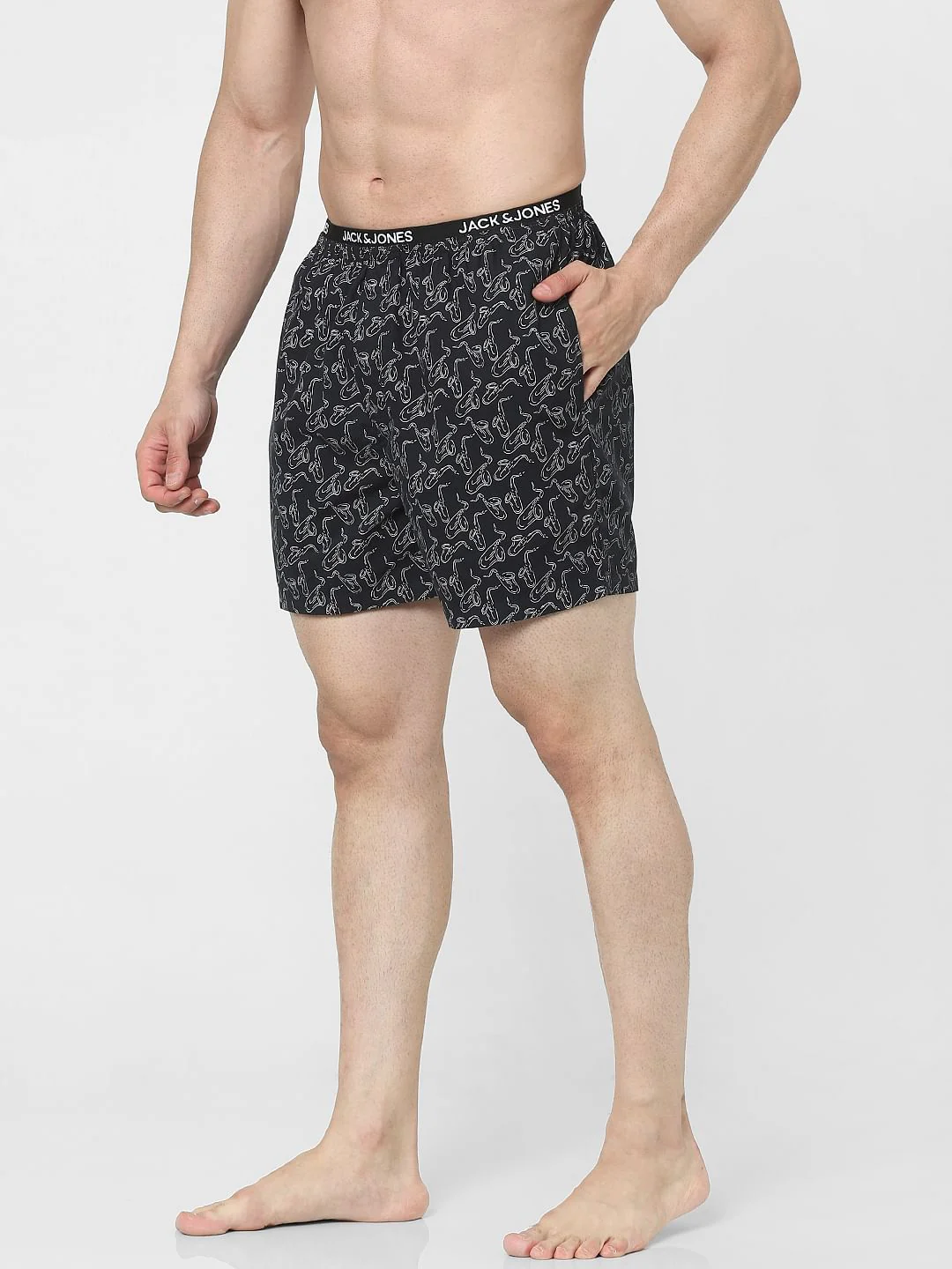 Black Printed Boxers - Image 2