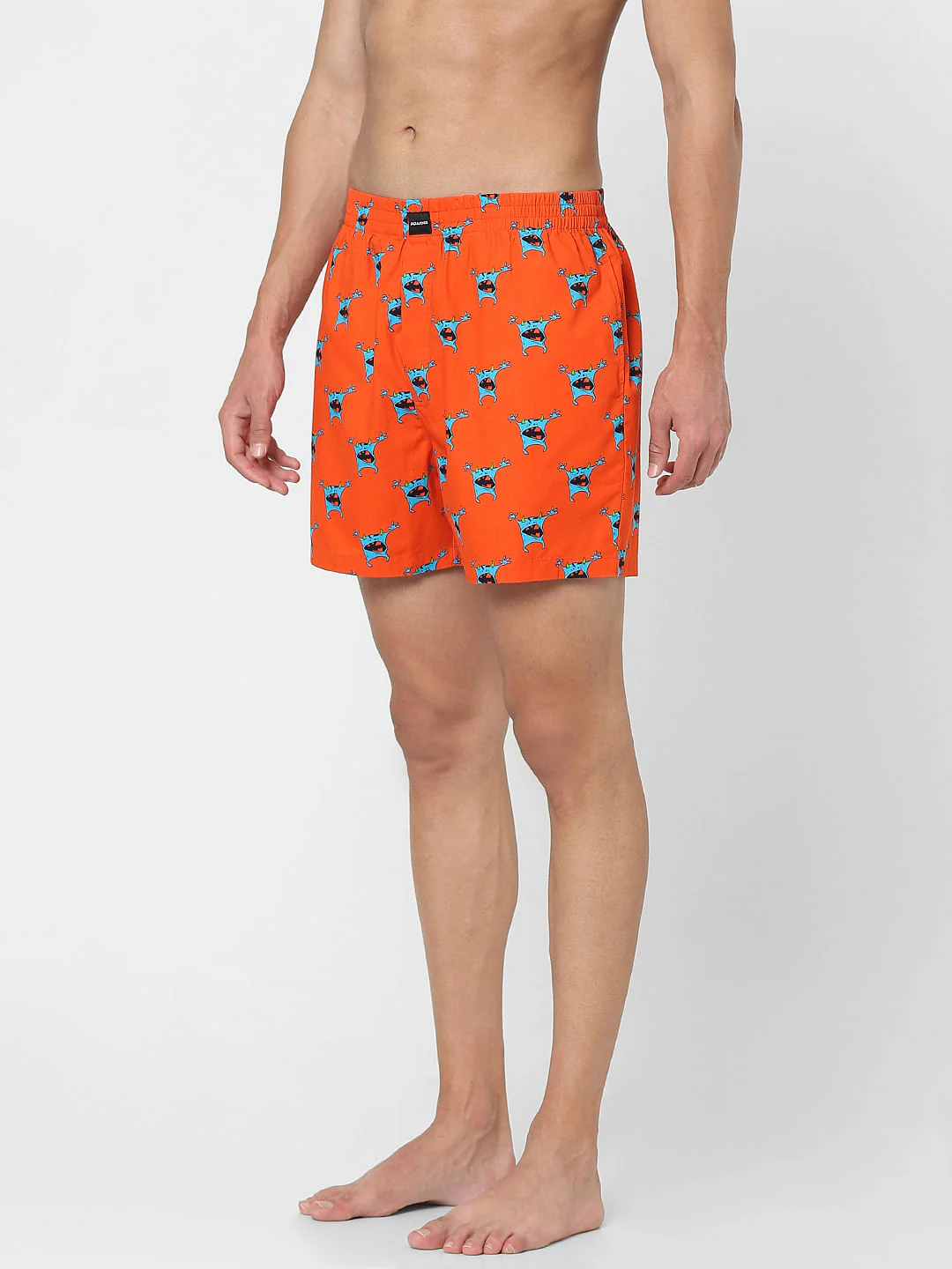 Orange Printed Boxers - Image 2