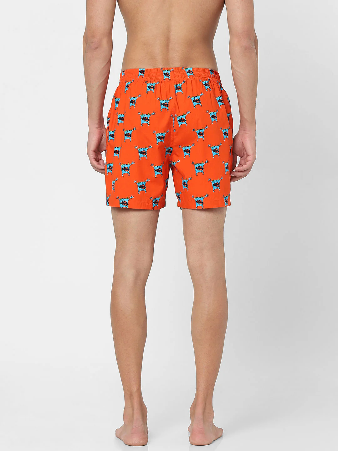 Orange Printed Boxers - Image 3